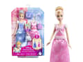 Pikkukuva 2 / 5: Disney Princess 2-in-1 tarinat Tuhkimo muotinukke, jossa on 2 klipsautettavaa yläosaa, 2 hametta ja 9 asustetta