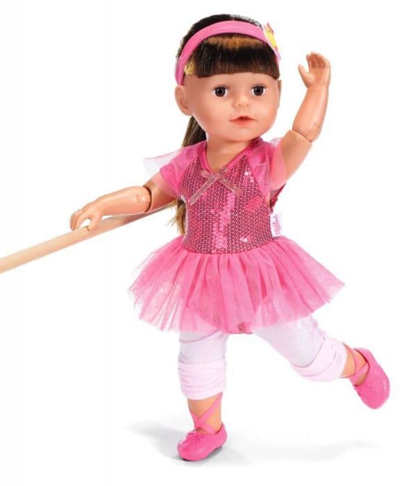 Baby born docka - 591415 - Sister Style - Lek brun 43cm