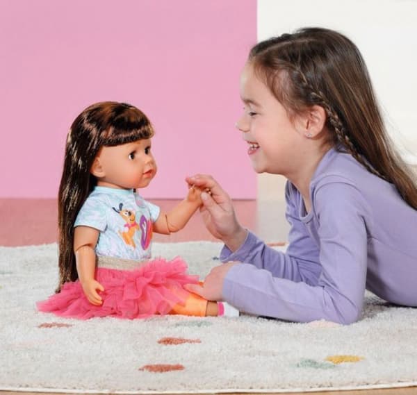 Baby born docka - 591415 - Sister Style - Lek brun 43cm