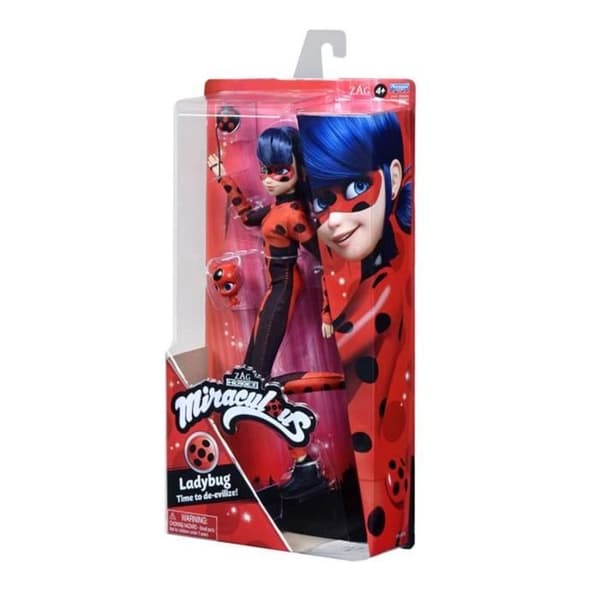 Ladybug Miraculous Ladybug och Le chat Noir docka - troget återger sagofiguren
