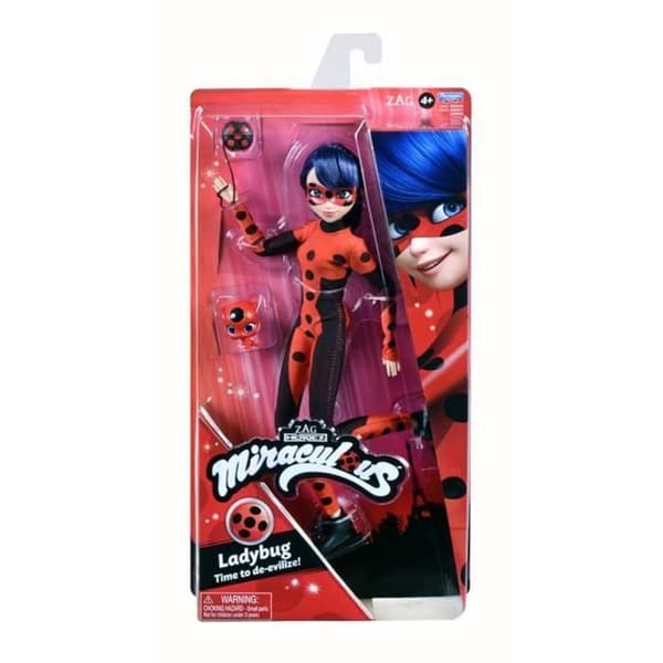 Ladybug Miraculous Ladybug och Le chat Noir docka - troget återger sagofiguren