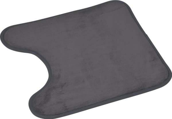 Douceur d`Interieur Dywanik pod WC VITAMINE, 45 x 45 cm, farge ciemnoszary
