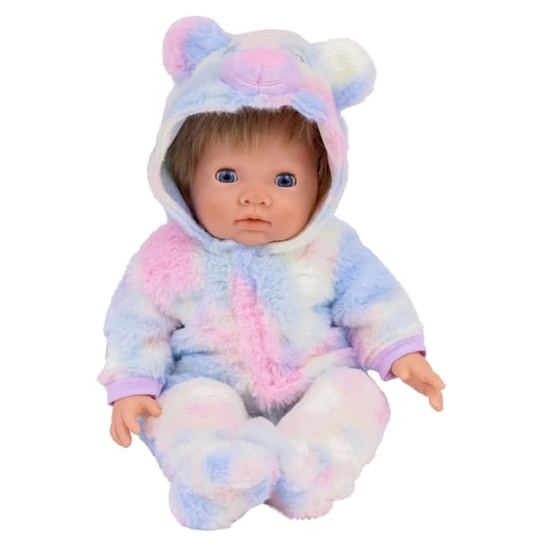 Tiny Treasure s - Rainbow Teddy alt-i-ett-antrekk (30551)