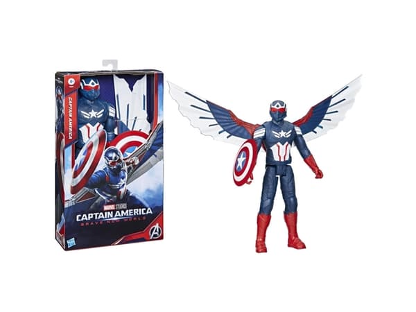 Avengers Titan Deluxe Capt.America B.N. World 30cm