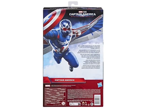 Avengers Titan Deluxe Capt.America B.N. World 30cm