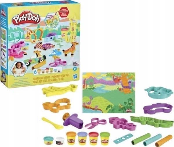 PLAY-DOH playset Wild animals