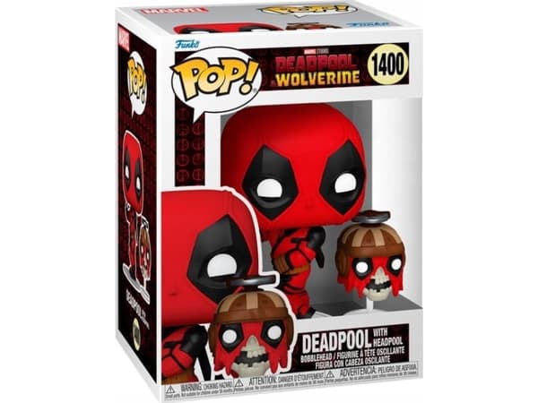 FUNKO POP! Vinilinė figūrėlė: Marvel: Deadpool & Wolverine - Deadpool & Headpool