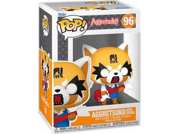 FUNKO POP! Vinylfigur: Sanrio - Aggretsuko (m/ gitar)