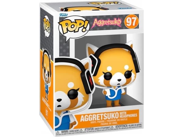 FUNKO POP! Vinilinė figūrėlė: Sanrio - Aggretsuko (w/ Headphones)