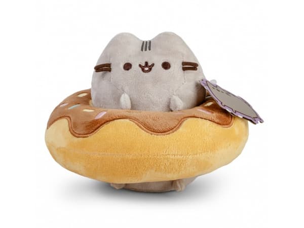 Pusheen Pusheen - Pusheen plysjmaskot i en sjokoladesmørring 21 x 13 cm