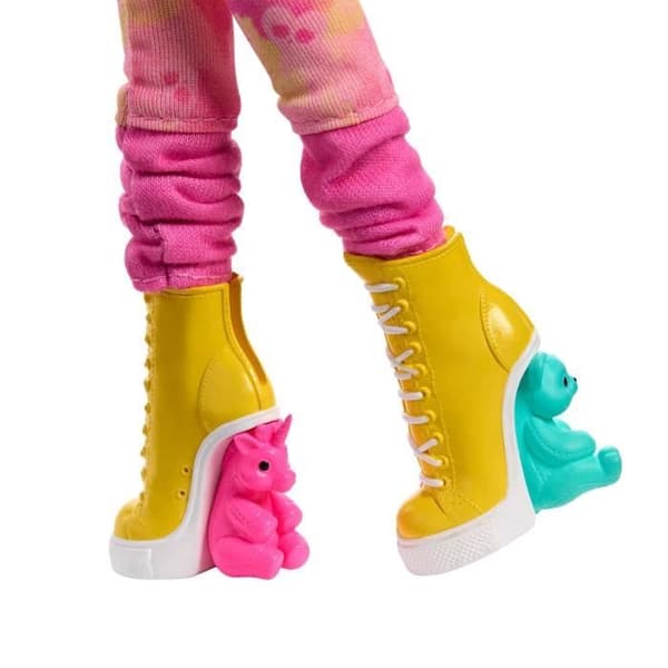 Monster High-Enid Sinclair-Docka i rosa kläder med tillbehör - Monster High - HXJ05
