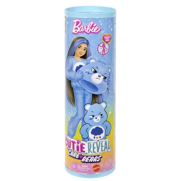 Poupé Barbie Cutie Reveal Bisounours Touronchon Blå - 3 år +- JCN96