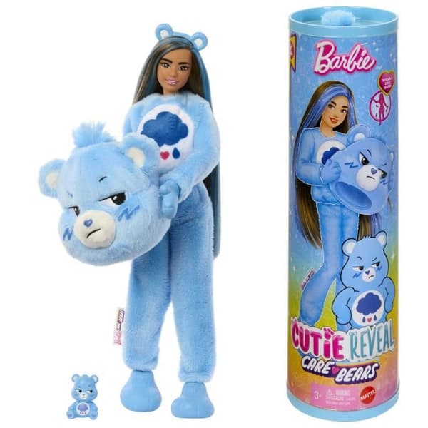 Poupé Barbie Cutie Reveal Bisounours Touronchon Blå - 3 år +- JCN96