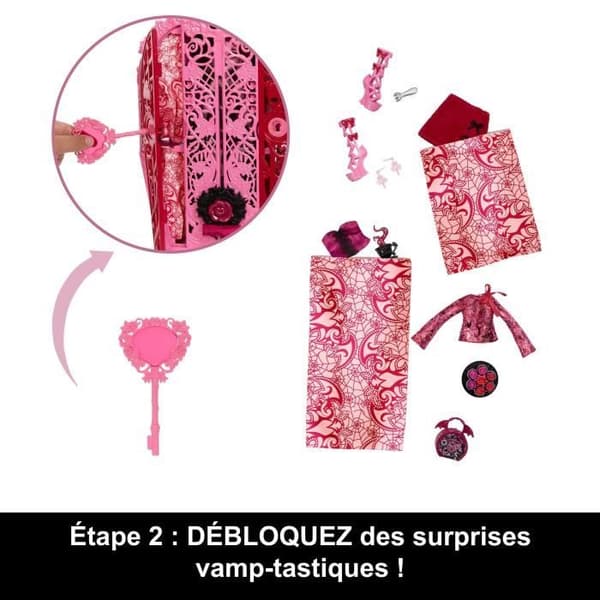'MONSTER HIGH Coffret Monströsa Hemligheter Trädgårdens Gåtor Draculaura - Monster High - HYT72'