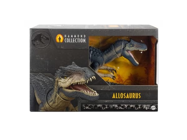 Jurassic World HAMMOND COLLECTION Allosaurus, 8 år, Flerfarget