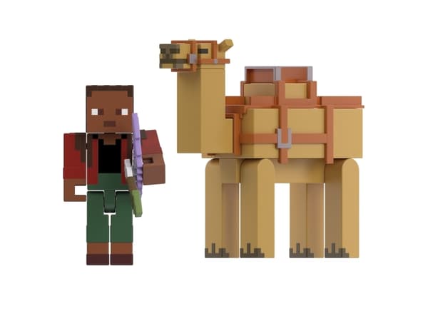 Minecraft 3.25'' CORE FIGURE 2-PACK Noor and Camel, 6 år, Minecraft, Flerfarget