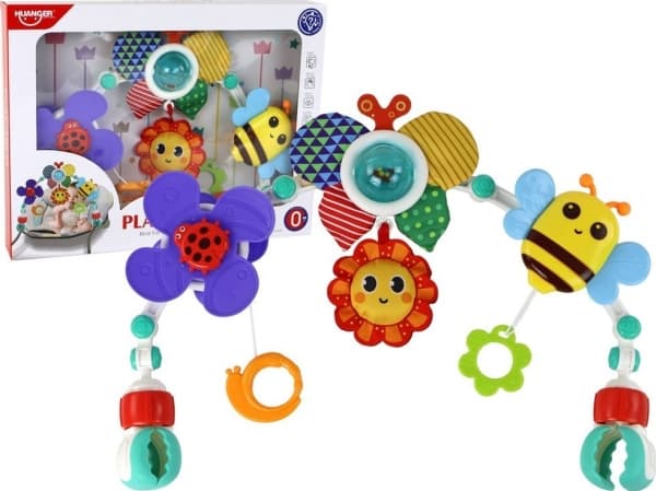 LeanToys Spring Djur Insekter Barnsäng Gunga