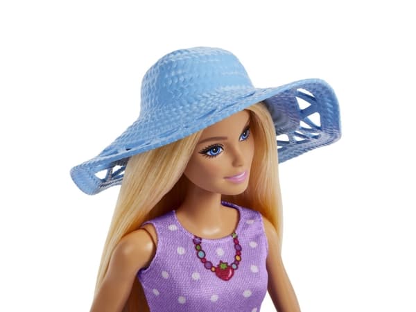 Barbie-nuket ja tarvikkeet Family & Friends -sarjasta, piknik-aiheinen leikkisetti, jossa on 2 nukkea ja 9 tarviketta