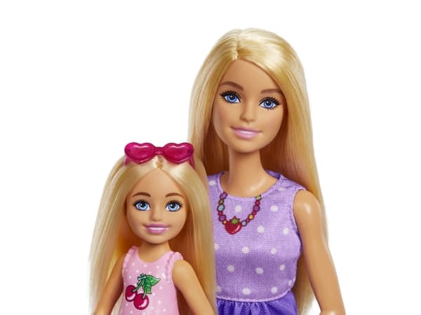 Barbie-nuket ja tarvikkeet Family & Friends -sarjasta, piknik-aiheinen leikkisetti, jossa on 2 nukkea ja 9 tarviketta