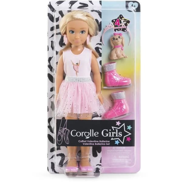 Modedocka - COROLLE - Valentine Ballerina - 28 cm - 4 accessoarer - från 4 år