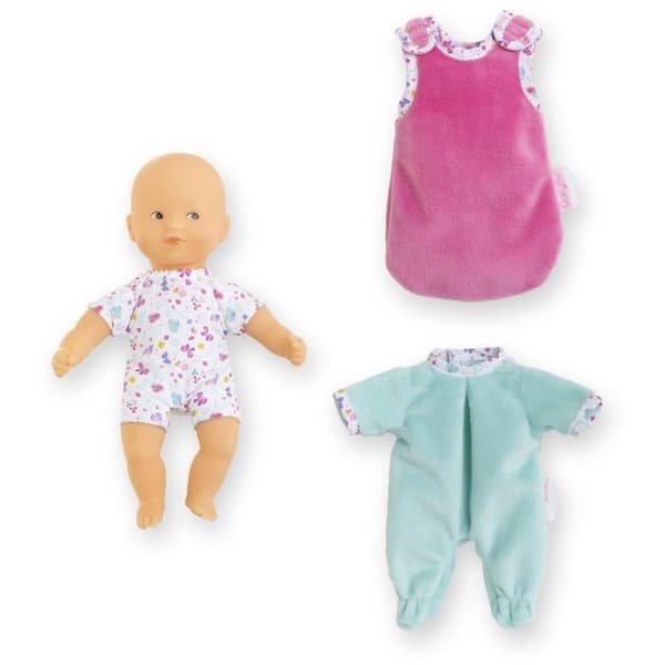 Babydocka - COROLLE - Mini Calin Bonne Nuit Papillons - 20 cm - 2 tillbehör - från 18 månader