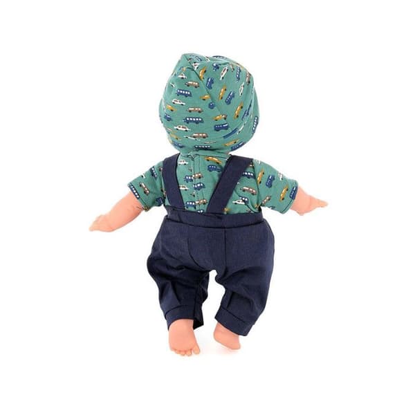 Imitationsleksaker - Petitcollin - "Little Câlin" docka - Gabriel - H 28 cm