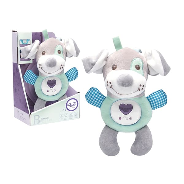 WOOPIE BABY Interaktiv Plysdyr Baby Tøjdyr Lys Lyd Soveområde til hunde