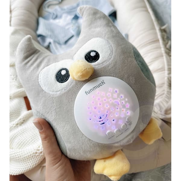 WOOPIE BABY 2in1 Sovelegetøj Projektor - 10 Vuggeviser - Ugle
