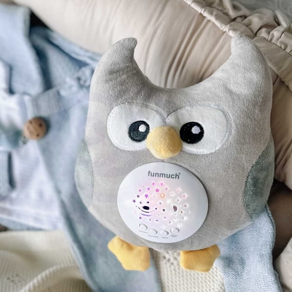 WOOPIE BABY 2in1 Sovelegetøj Projektor - 10 Vuggeviser - Ugle