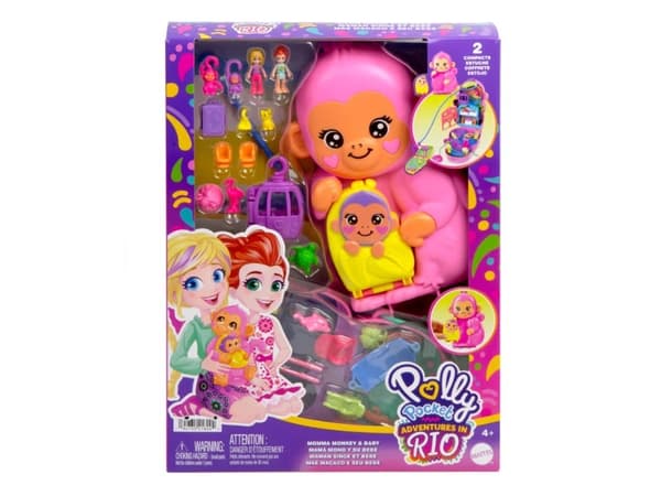 Mattel Polly Pocket Monkey Fun Set