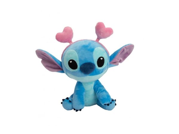 Disney Stitch Plysj med pannebånd 25 cm Simba