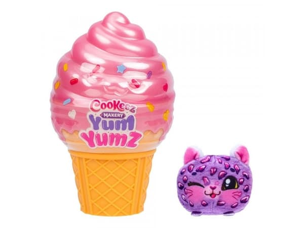 Maskotka Cookeez Makery Yum Yummz - Rożek display 18 sztuk