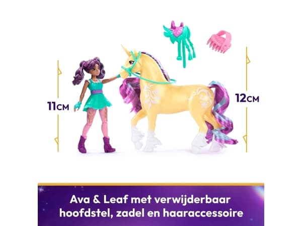 Unicorn Academy Doll & Unicorn - Ava & Leaf