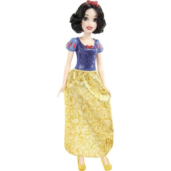 Snövit docka 29 cm, Mattel Disney Princess Doll dressing, tillbehör HLW08