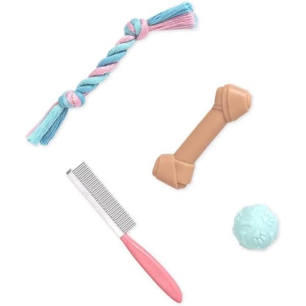 Vår generation 46 cm docka med hund Cassie - Rosa - För barn från 3 år och uppåt