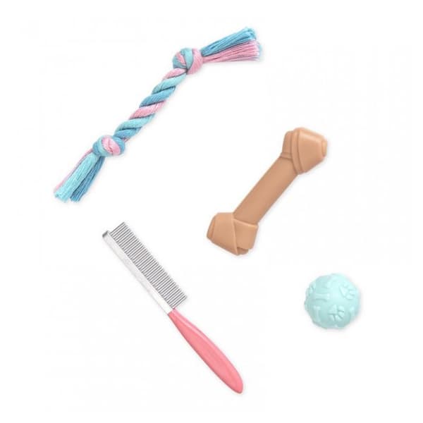 Vår generation 46 cm docka med hund Cassie - Rosa - För barn från 3 år och uppåt