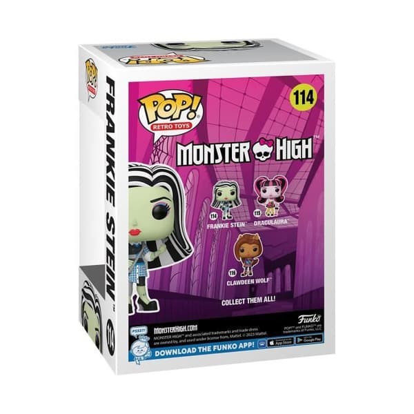 Pop! Vinyl Monster High Frankie - FUNKO - 10 cm - Officiellt licensierad kollektion