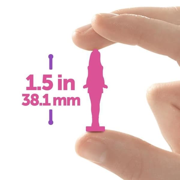 BARBIE Mini-BarbieLand Color Reveal Doll - 1,5" docka - Barbie - JCR08
