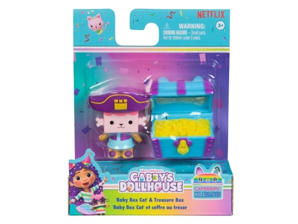Gabby''s Dollhouse Baby Box Cat & Treasure Box, 3 år, Flerfarget