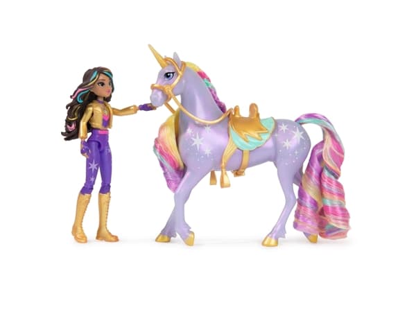 Unicorn Academy, Sophia & Wildstar with 2 Accessories & Hair Tool, Dolls & Unicorn Toys for Girls Ages 4 and up, Fashion doll, Female, 4 yr(s), Girl,