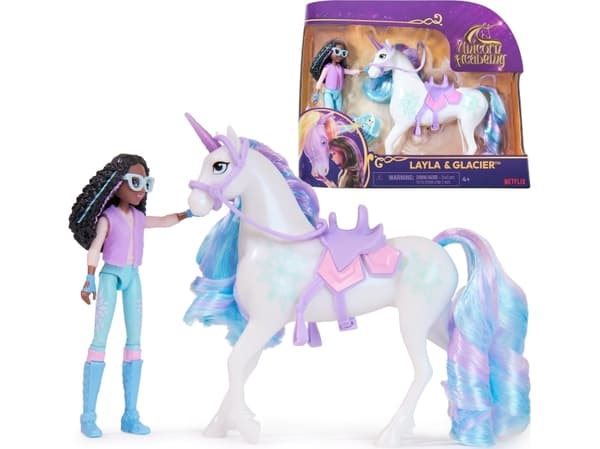 Unicorn Academy Doll & Unicorn - Layla & Glacier