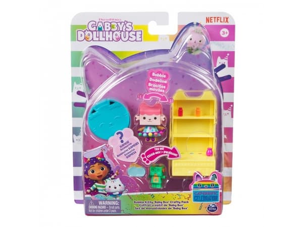 Gabi Bobble KitFurn kattehusfigurer, Bby Box