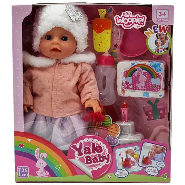 WOOPIE ROYAL Interaktiv Docka Liten Zosia har en Födelsedag 35 cm + Enl.