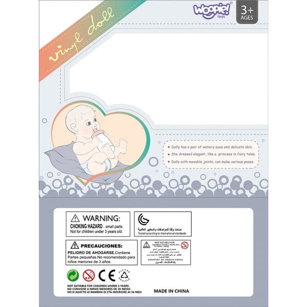 WOOPIE ROYAL Yndig baby i 36 cm kostume