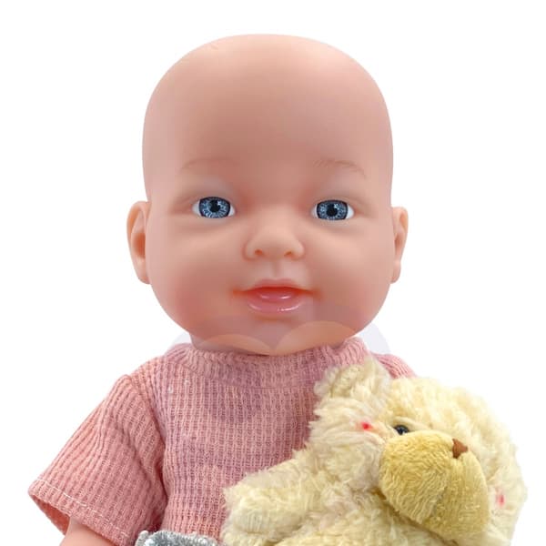 WOOPIE ROYAL Babydocka 36 cm i Kläder med Matningstillbehör för Nallebjörnar