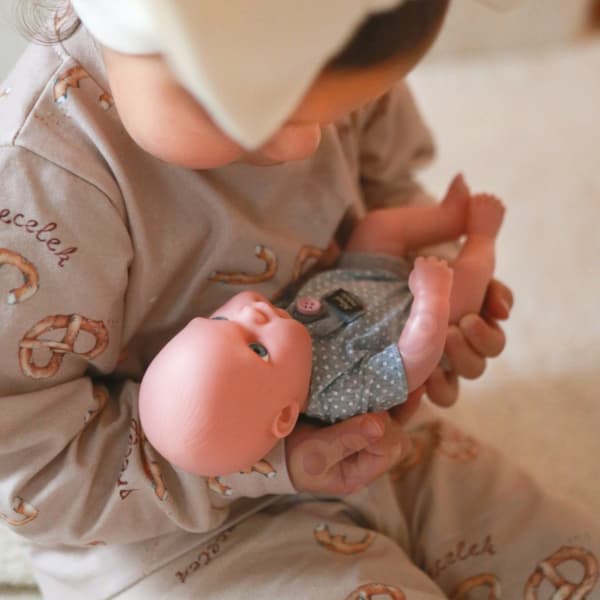 WOOPIE ROYAL Första Baby Docka med Kanin Filt 23 cm