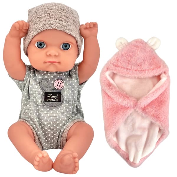 WOOPIE ROYAL Första Baby Docka med Kanin Filt 23 cm