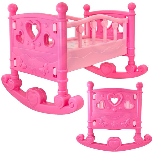 WOOPIE ROYAL Rosa Docka Vagga