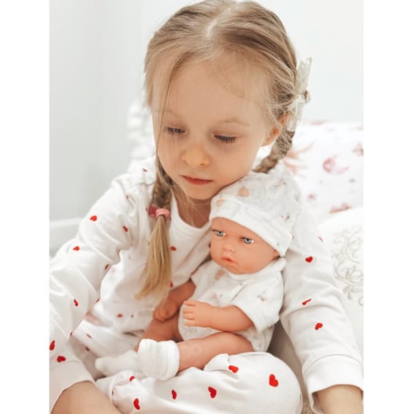 WOOPIE ROYAL Baby Docka Set 30.5 cm + Rosa Bärare