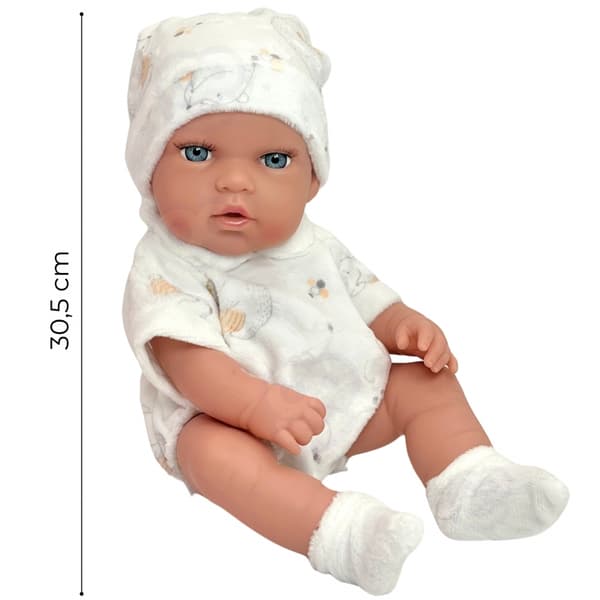 WOOPIE ROYAL Baby Docka Set 30.5 cm + Rosa Bärare